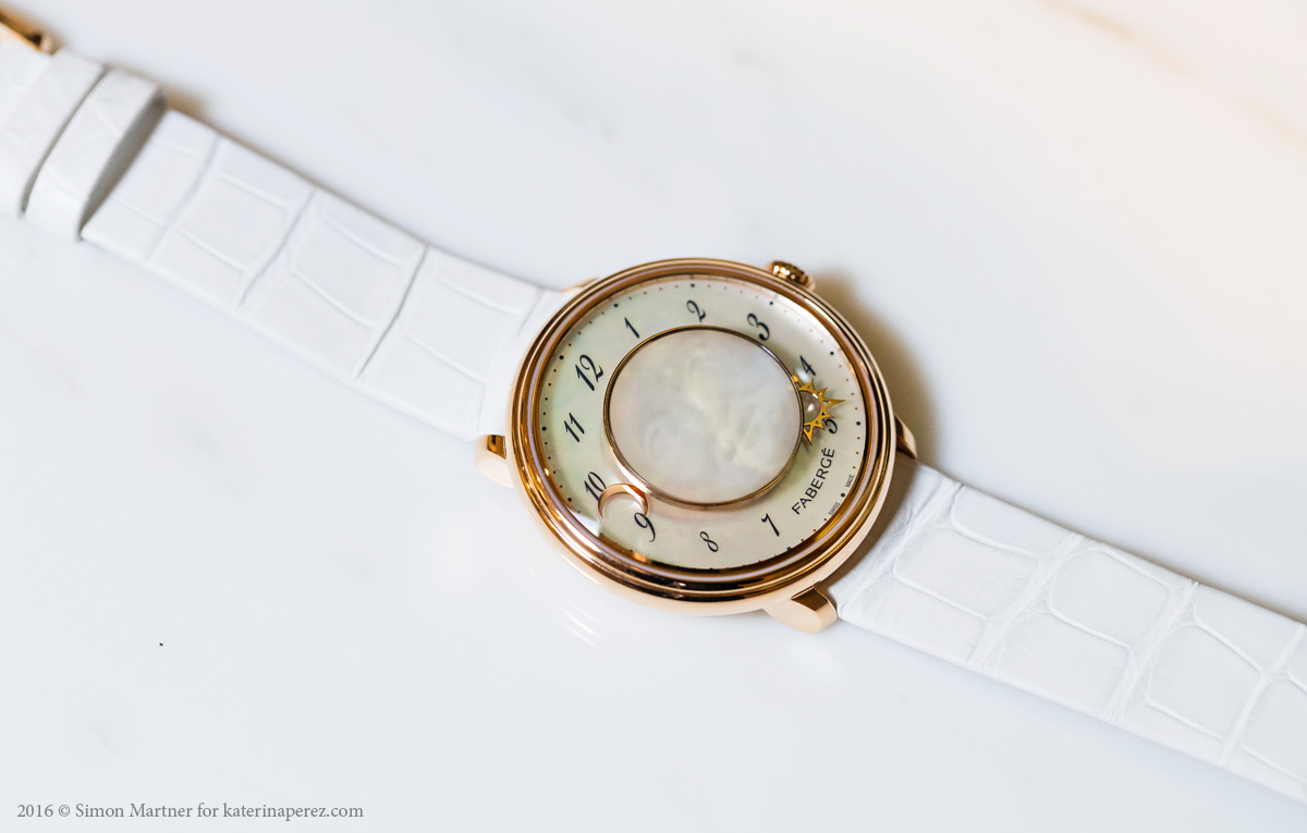Dalliance collection Fabergé Lady Levity timepiece