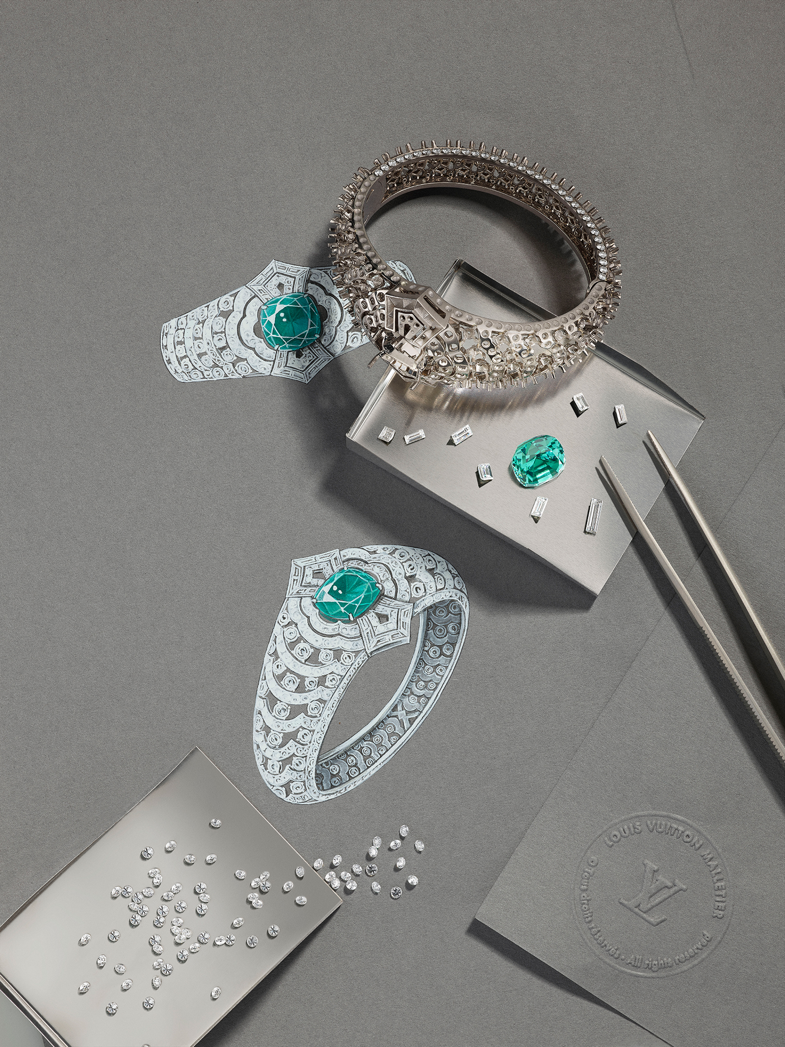 Conquête collection by Louis Vuitton in the making