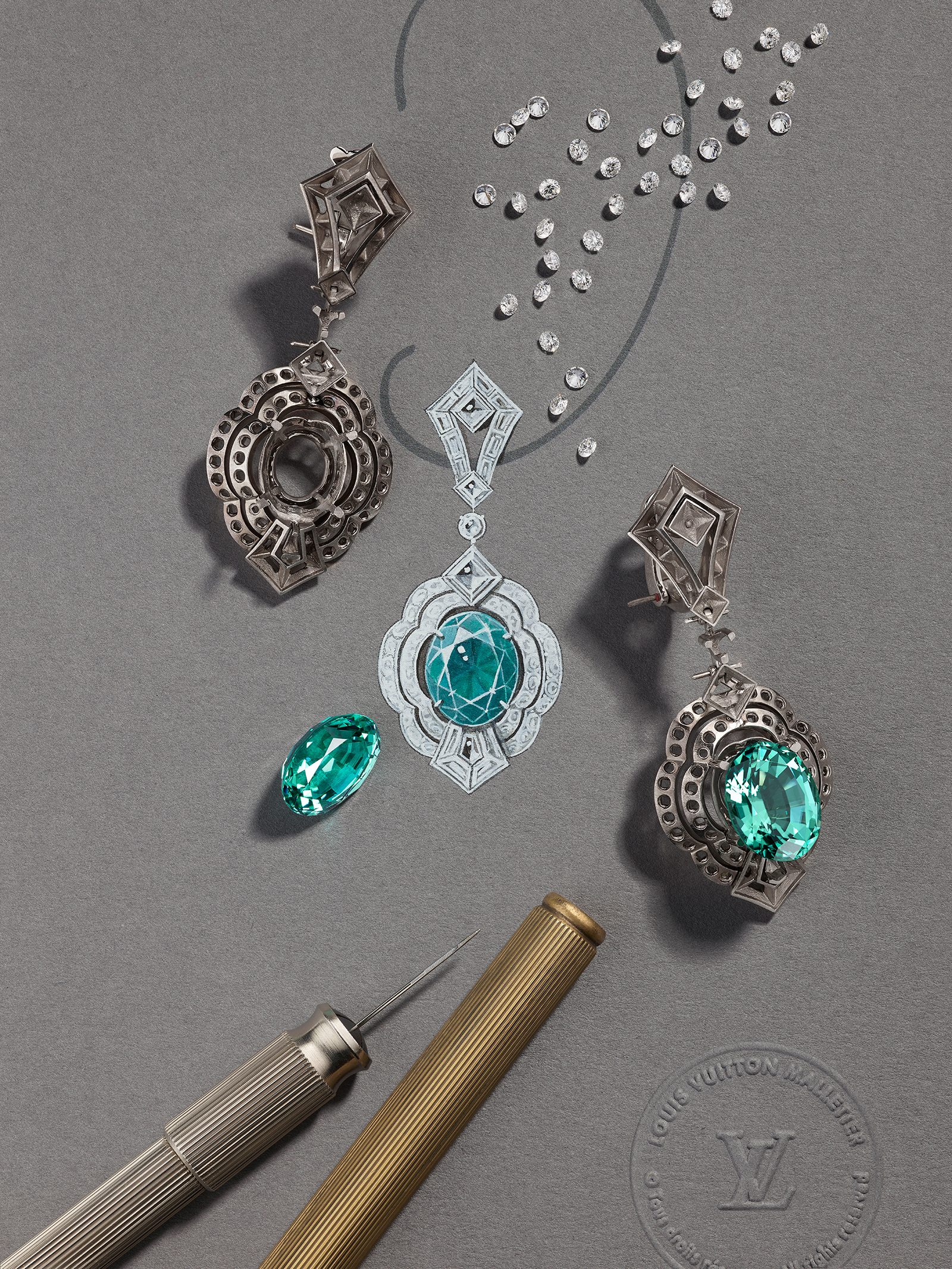 Conquête collection by Louis Vuitton in the making