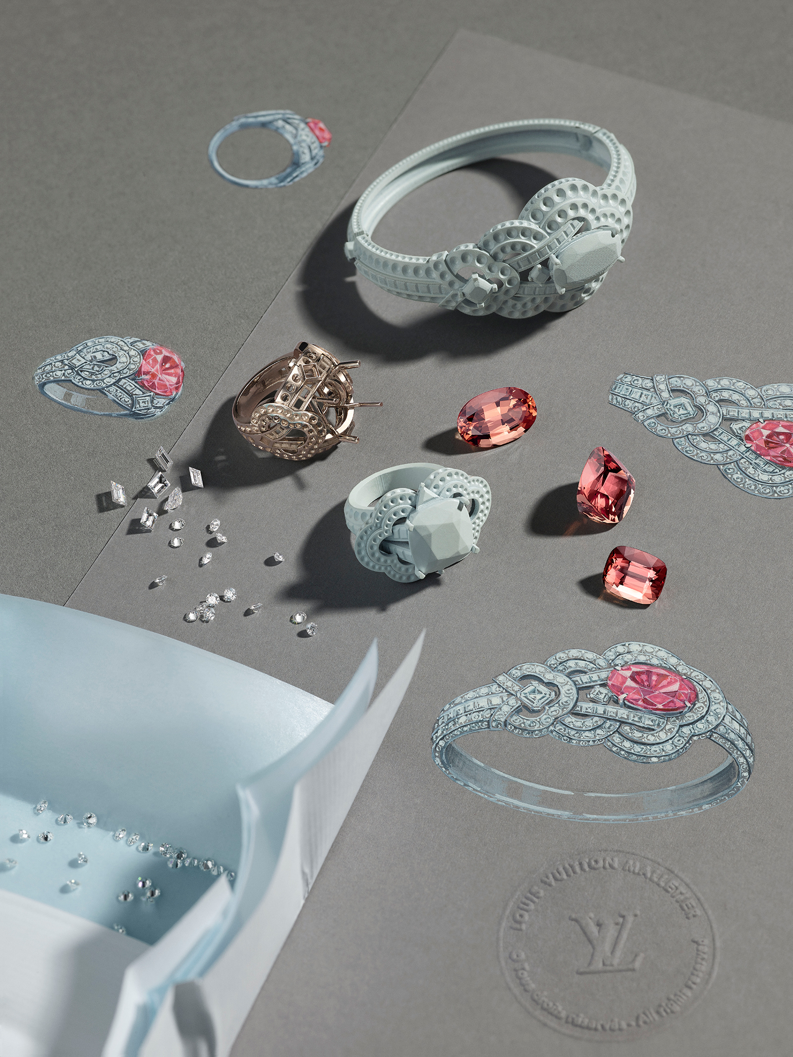 Conquête collection by Louis Vuitton in the making
