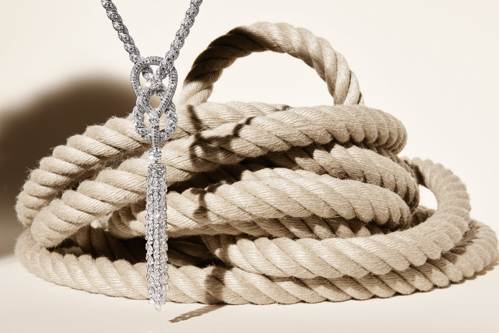 <p>&#8220;Endless Knot&#8221; necklace from &#8220;Flying Cloud&#8221; collection</p>
