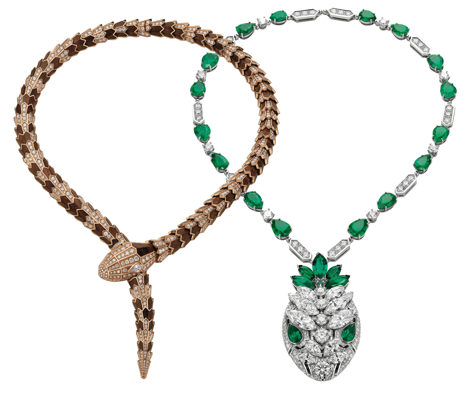 bvlgari roma snake necklace