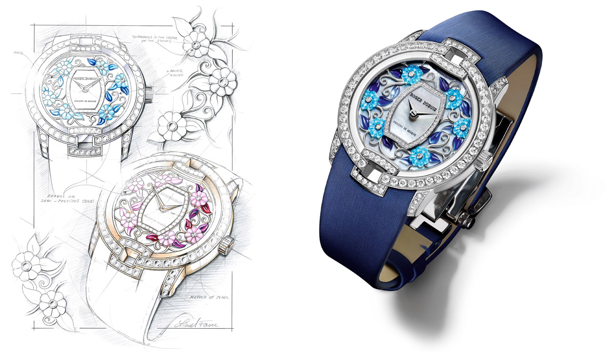 Roger Dubuis Blossom Velvet Watch