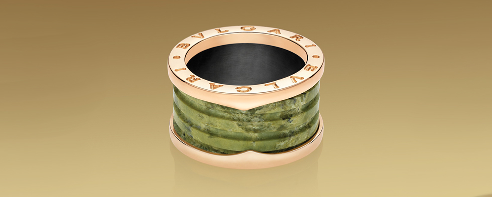 Men’s rings by Bulgari