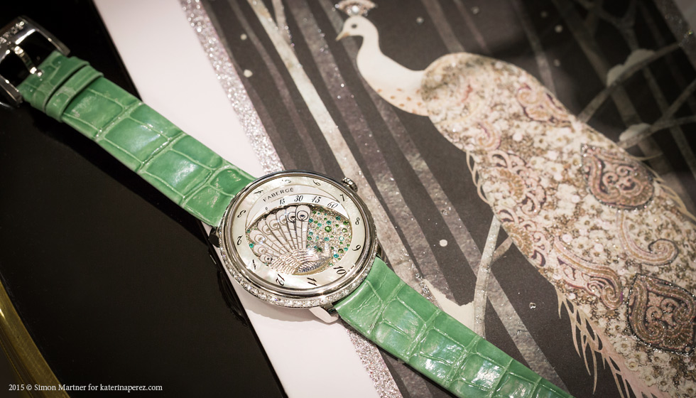 Часы Lady Compliquée Peacock от Fabergé