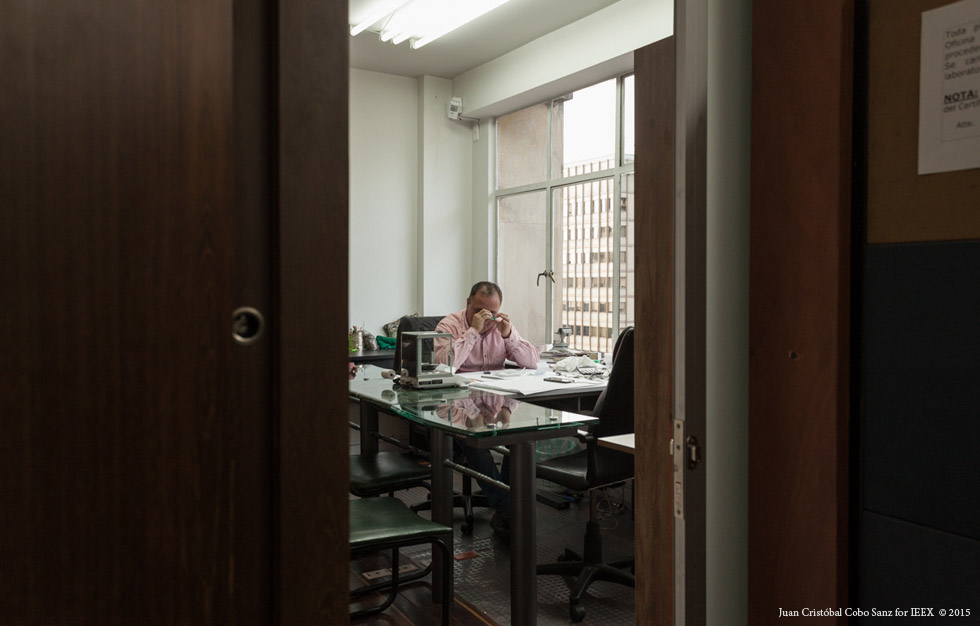   Inside the IEEX trading office.
