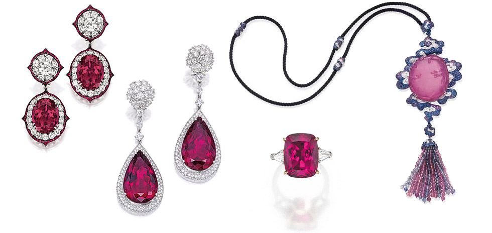 Слева направо: серьги IVY New York; кольцо Tiffany&Co; колье Michelle Ong