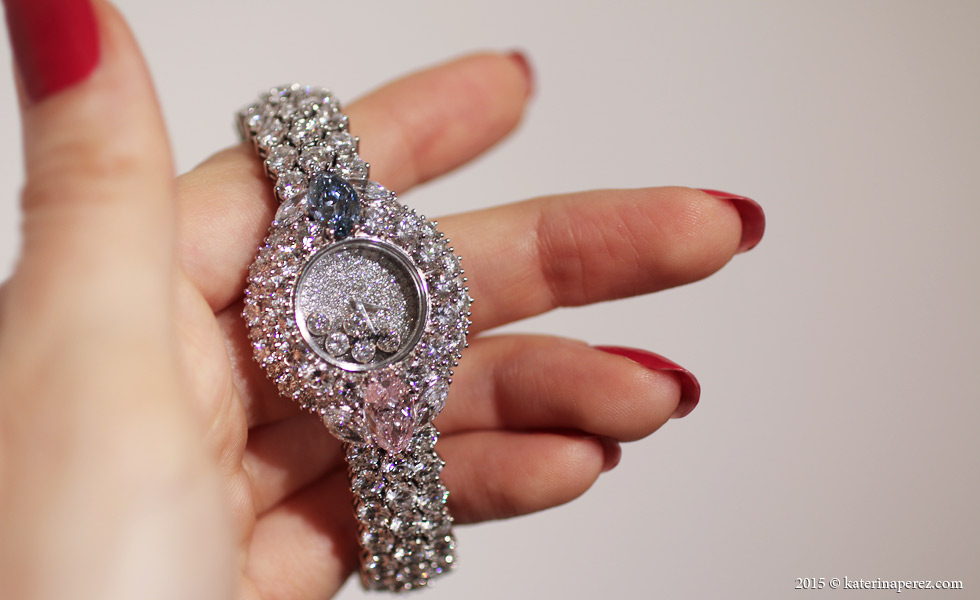 A UNIQUE DIAMOND ‘HAPPY DIAMOND’ WRISTWATCH BY CHOPARD