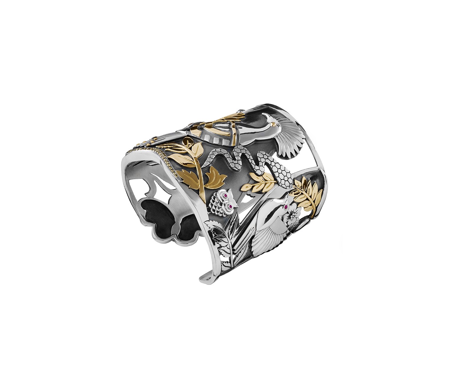  Azza Fahmy the Jungle cuff from the Wonders of Nature collection