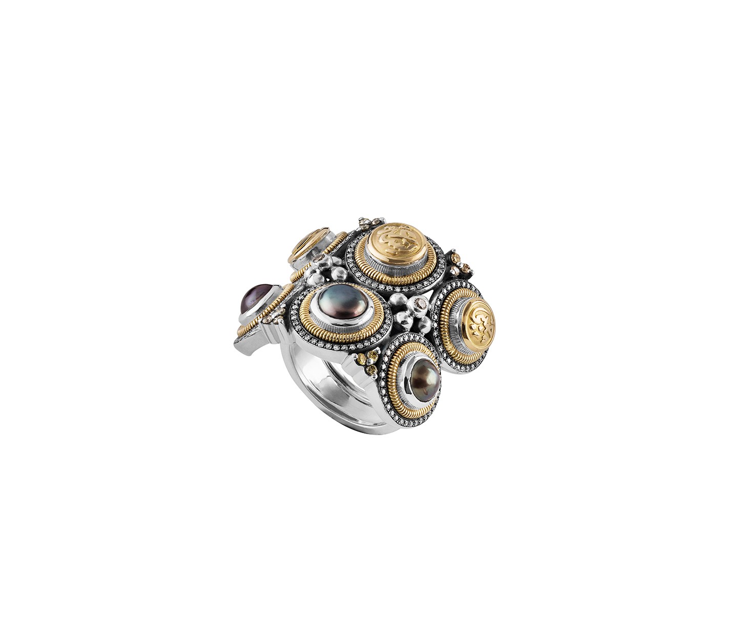  Azza Fahmy Tribal ring from the Wonders of Nature collection