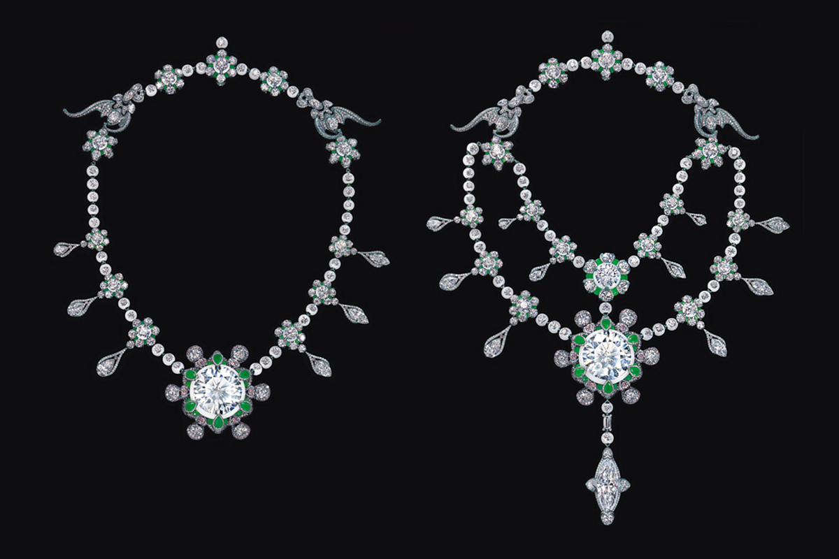‘A Heritage in Bloom’ Necklace by Wallace Chan