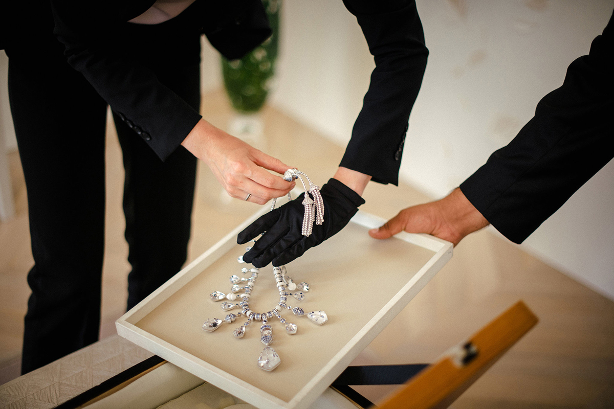 Boucheron’s Bleu De Jodhpur necklace