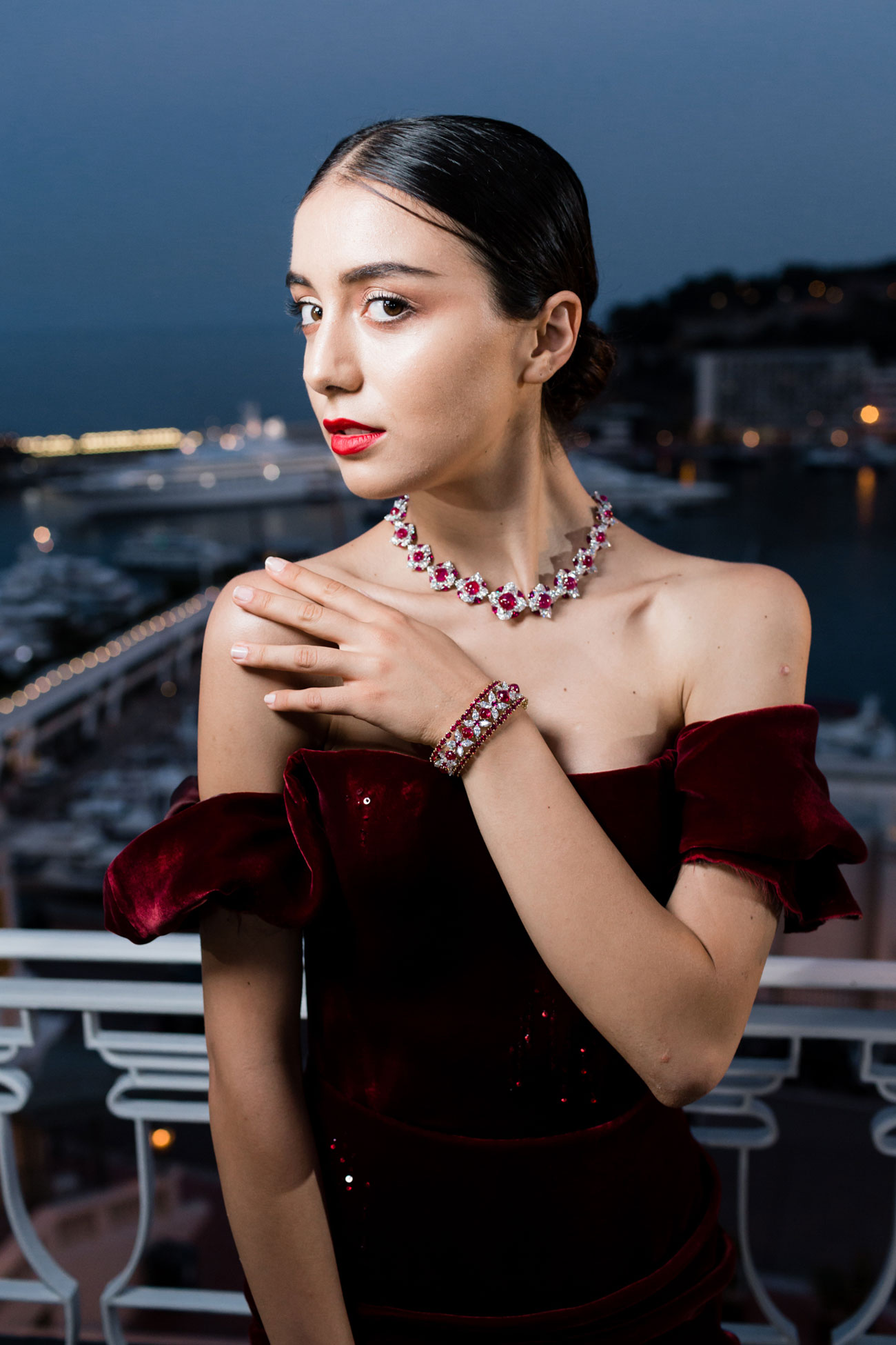  Ulyana Sergeenko model wearing Faidee jewellery. Photographer: Grigoriy Galantniy
