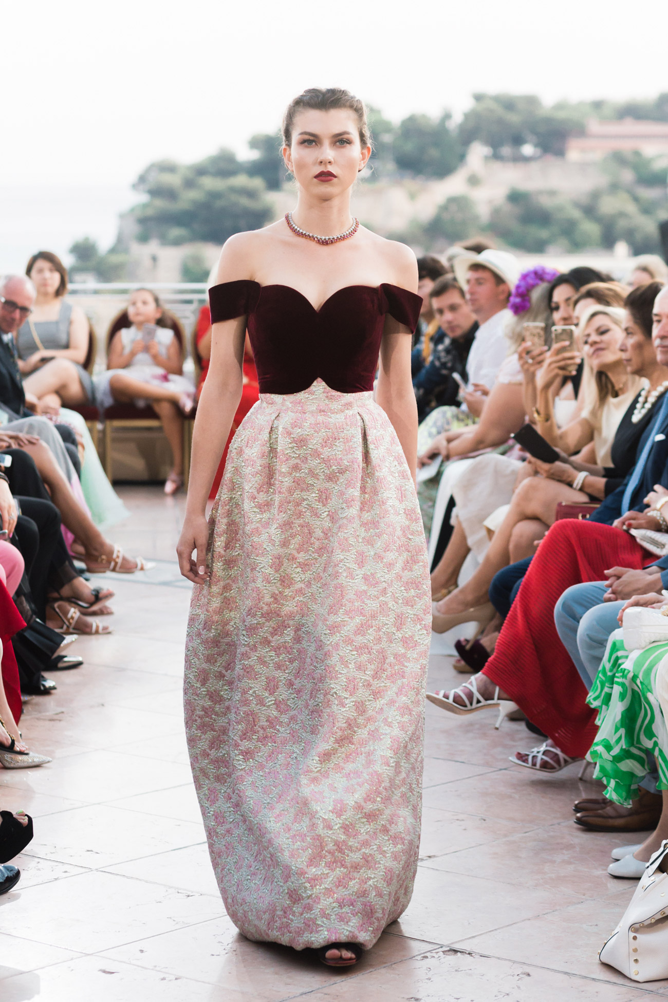  Ulyana Sergeenko Couture X Faidee jewellery catwalk. Photographer: Grigoriy Galantniy