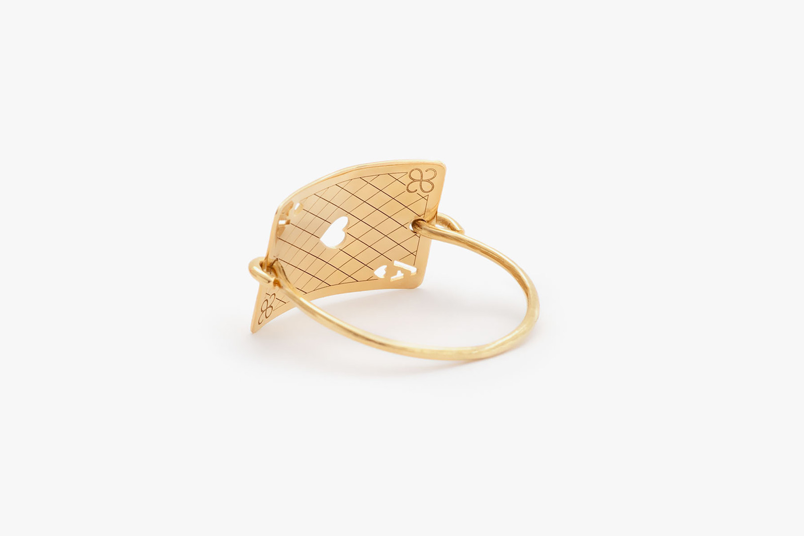 Julie Genet ring in yellow gold from the Casino collection