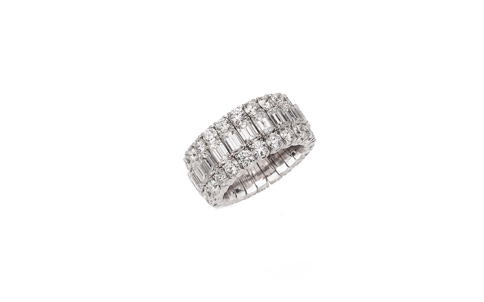  Picchiotti unisex 'Wedding Day' diamond and platinum band ring from Bridal collection
