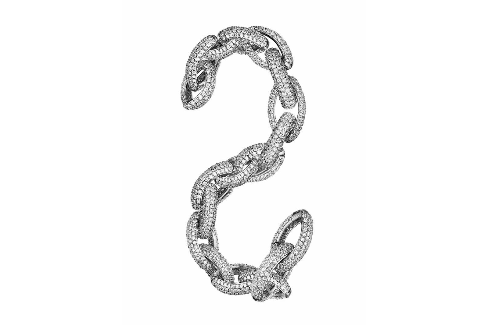  Avakian Links bracelet in diamonds