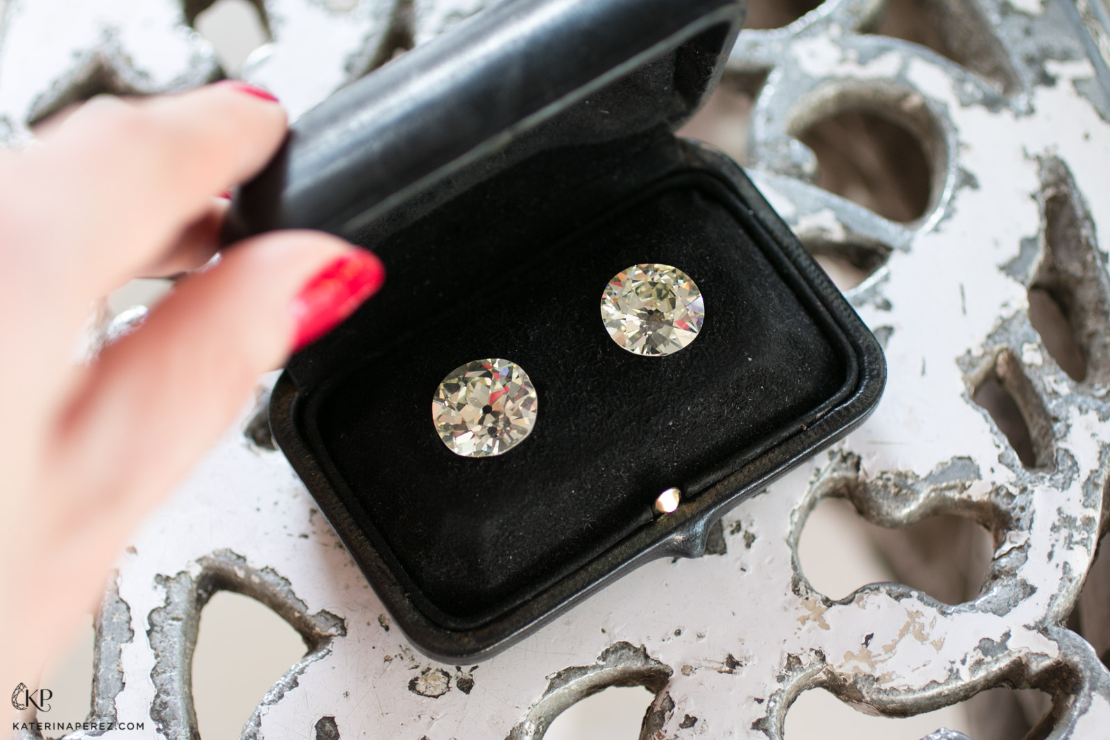  Antique Old Mine cut diamonds