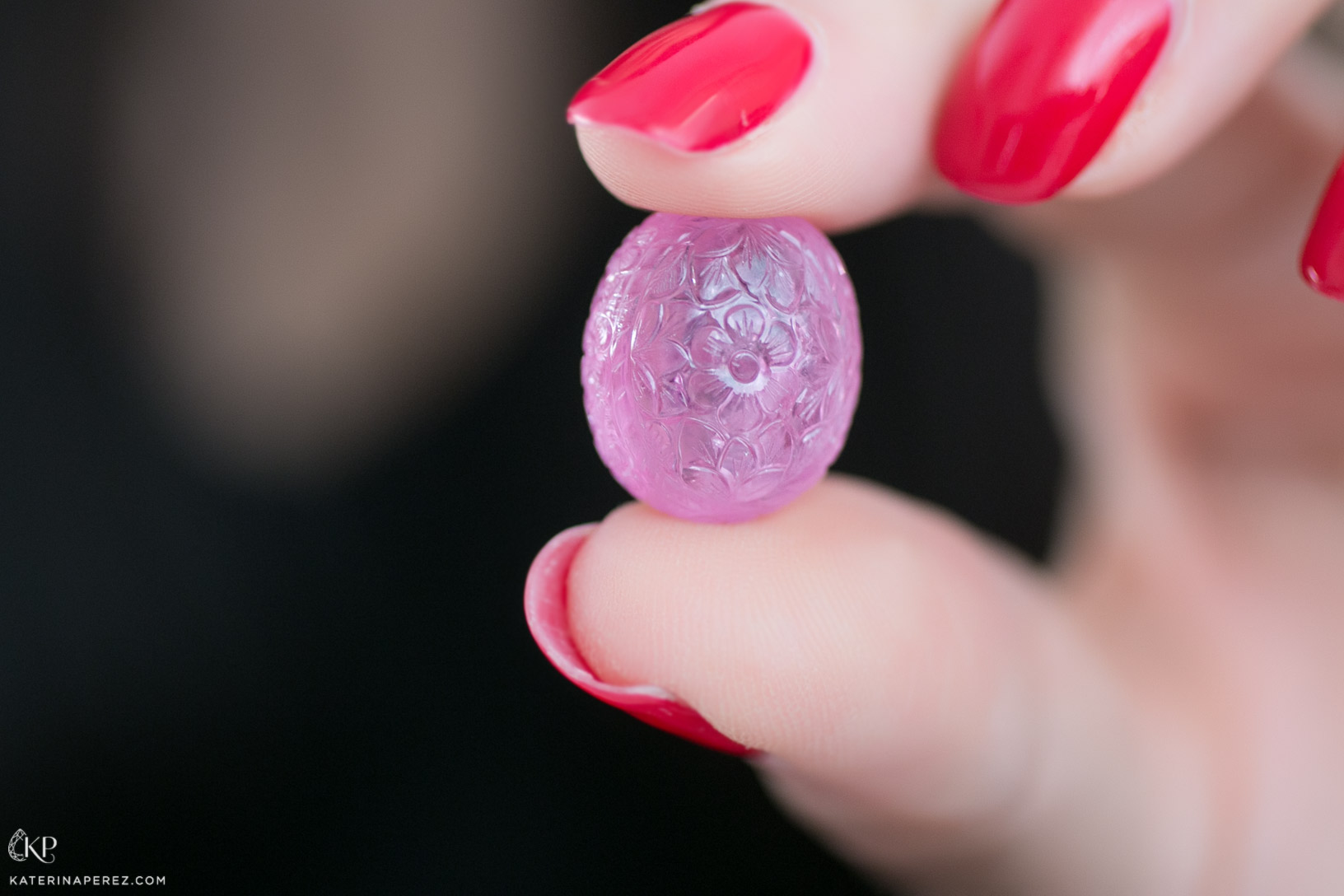  Tourmaline carved at Dharmendra Tank's factory in Jaipur