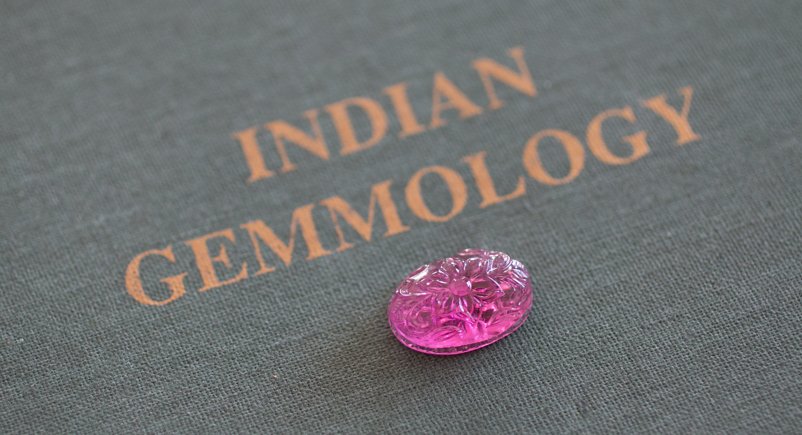 Dharmendra Tank's carved tourmaline