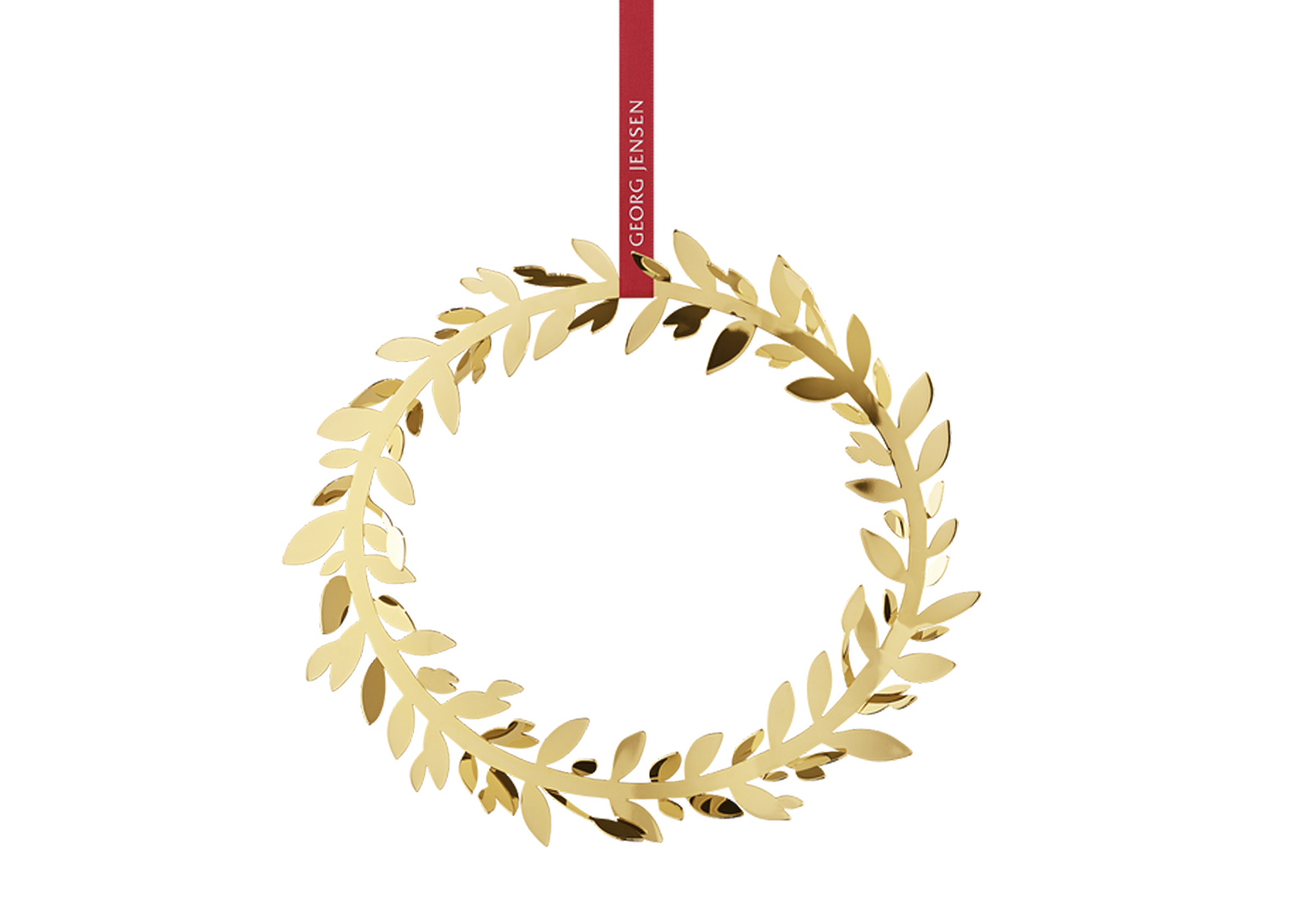  Georg Jensen Christmas Wreath in brass plate (also available in silver plate)