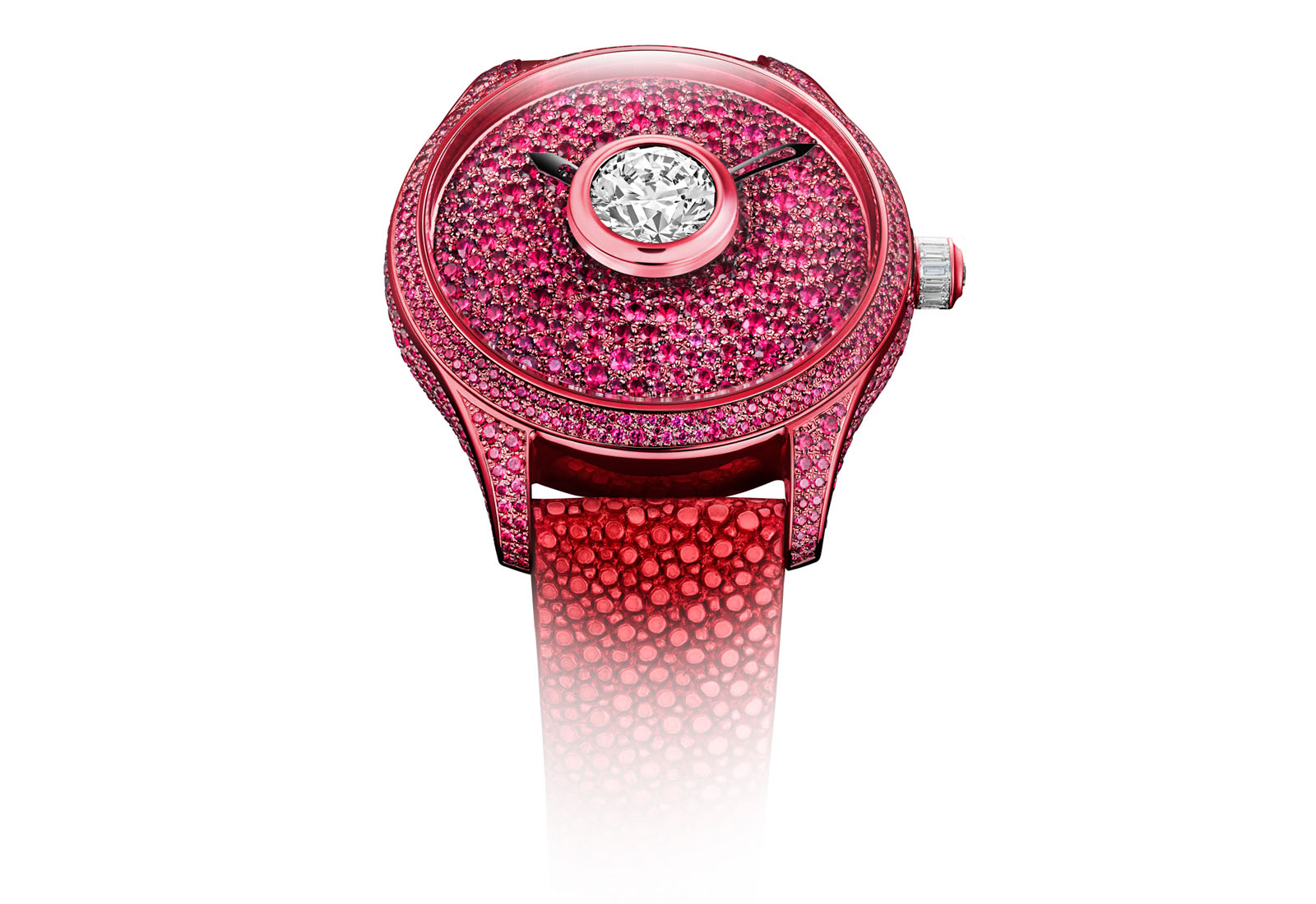 De Tournemire Rubis watch with rubies and diamonds