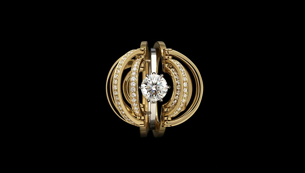  CADAR Tu Duality engagement ring