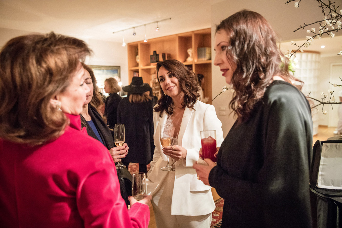  Katerina Perez with Mariana Wehbe at Henry Dakak private event 
