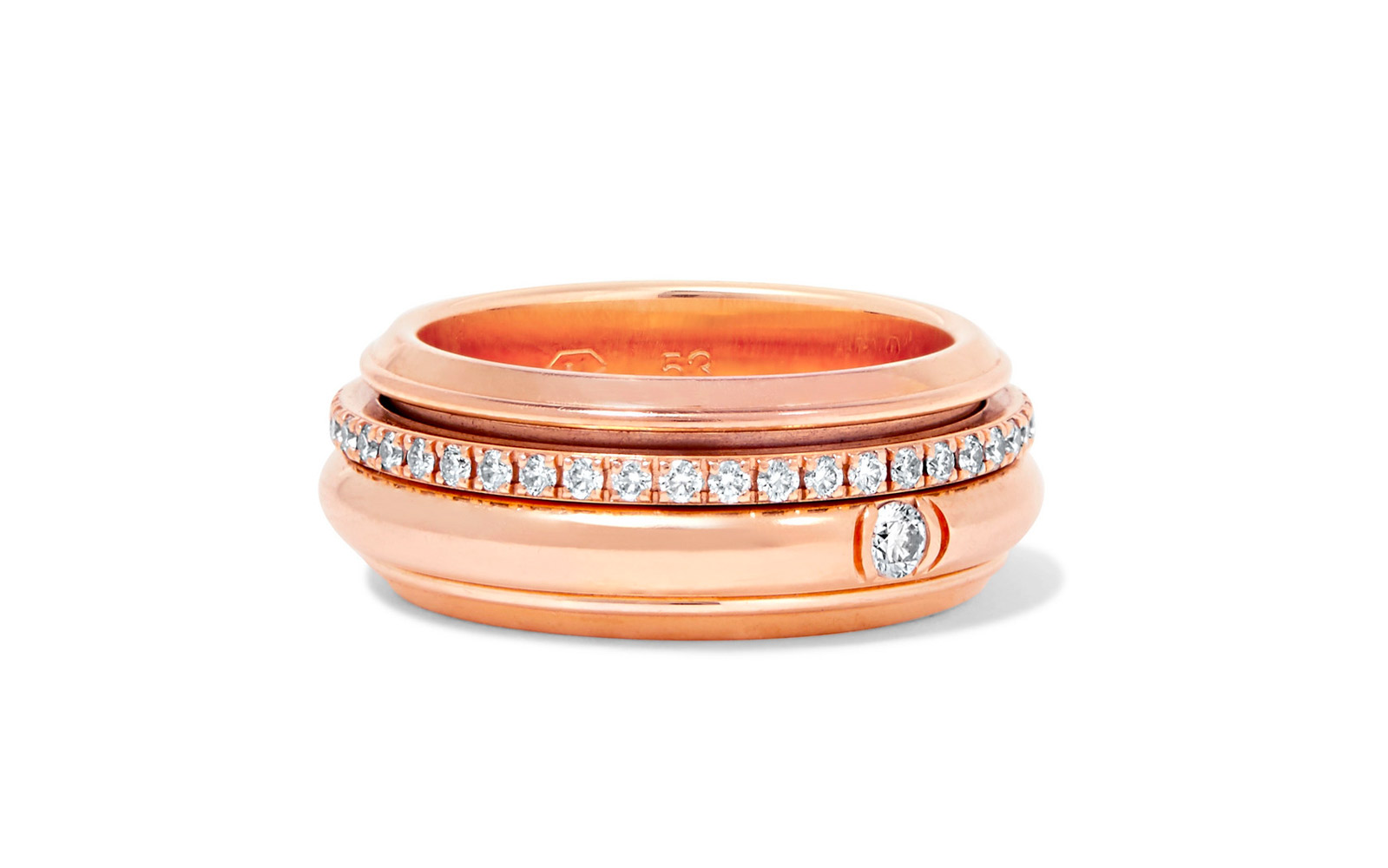  PIAGET  Possession 18-karat rose gold diamond ring £5,150 