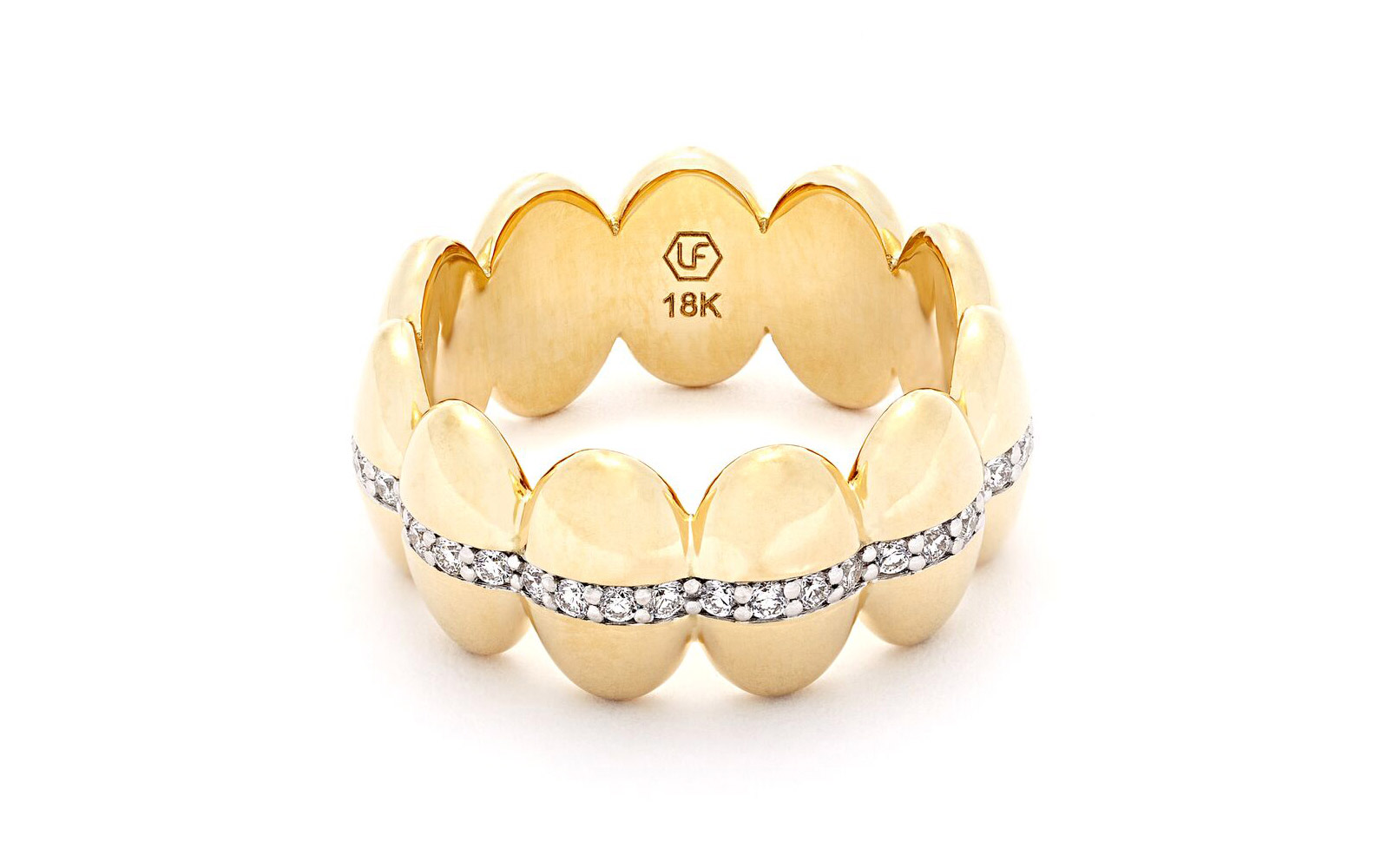  LOLA FENHIRST Sybil Diamond Slice Band £3,895