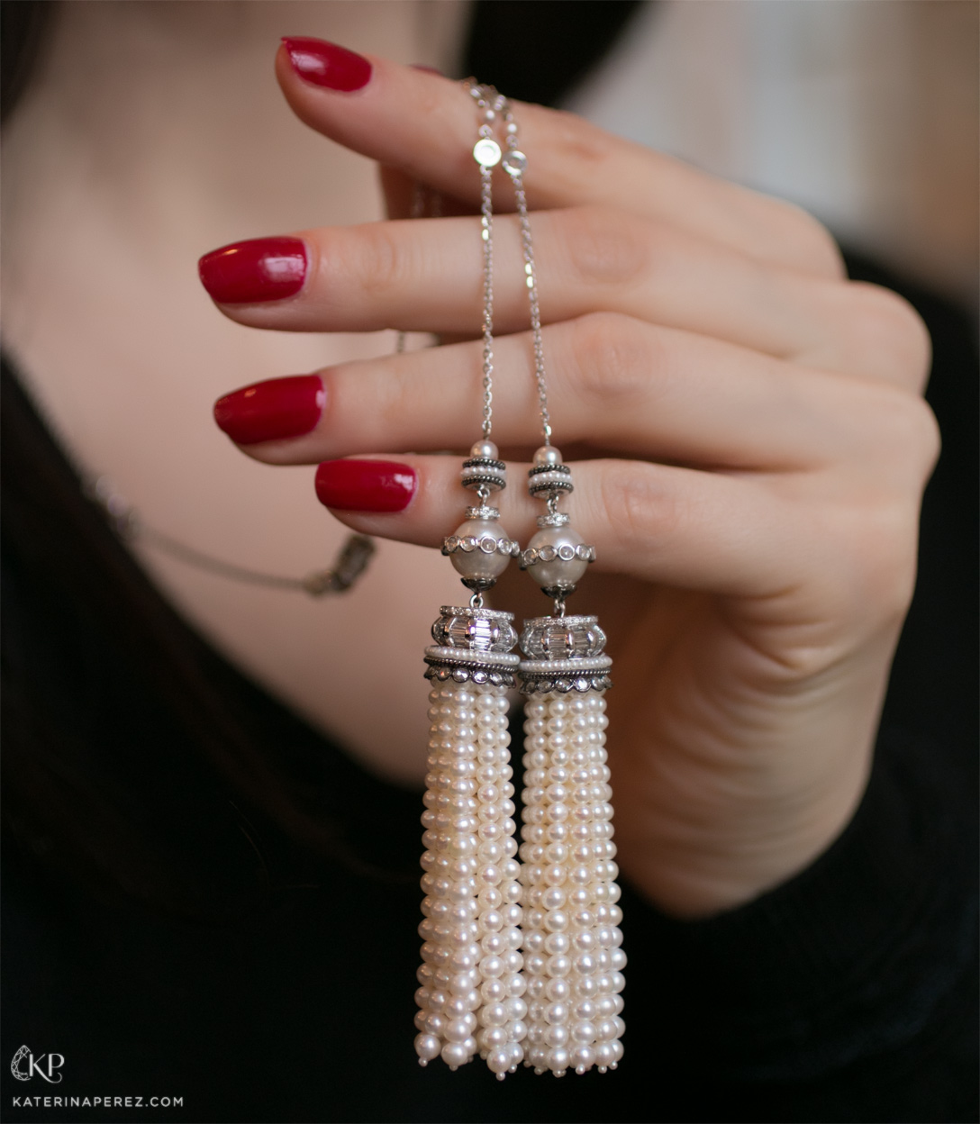  Moksh Jewellery tassel necklace