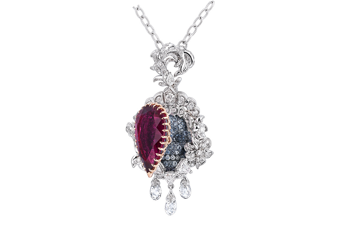  DIOR À VERSAILLES, PIÈCES SECRÈTES -  'Vanite rubellite' necklace
