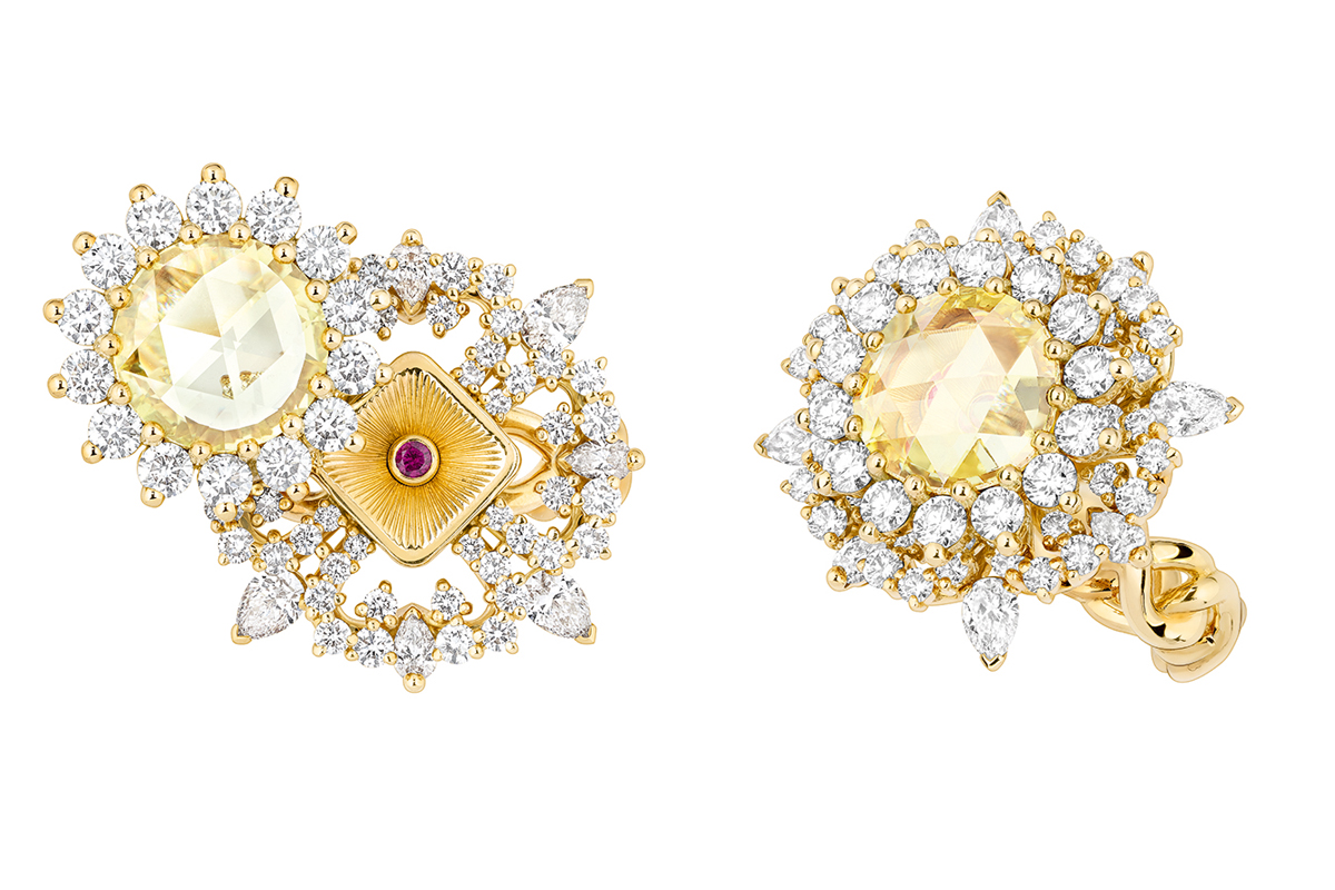 DIOR À VERSAILLES, PIÈCES SECRÈTES - 'Volupte diamant jaune' ring