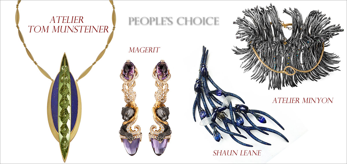 People’s Choice // Winner: Magerit, Runners-up: Atelier Tom Munsteiner, Atelier Minyon, Shaun Leane