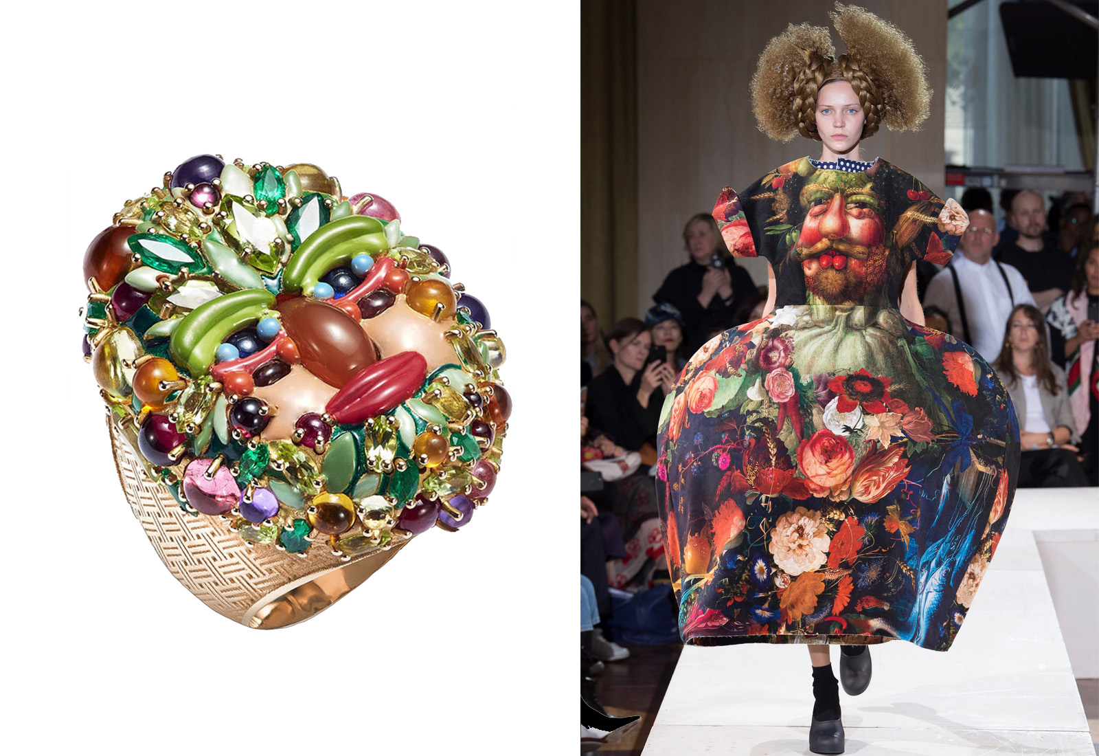 Кольцо Mattioli 'Arcimboldo' / Comme des Garçons