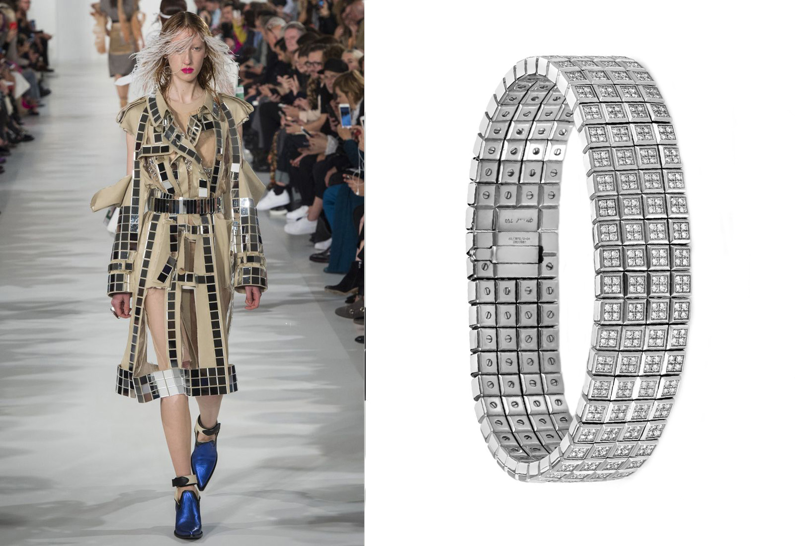 Maison Margiela and Chopard 'Ice Cube' bracelet