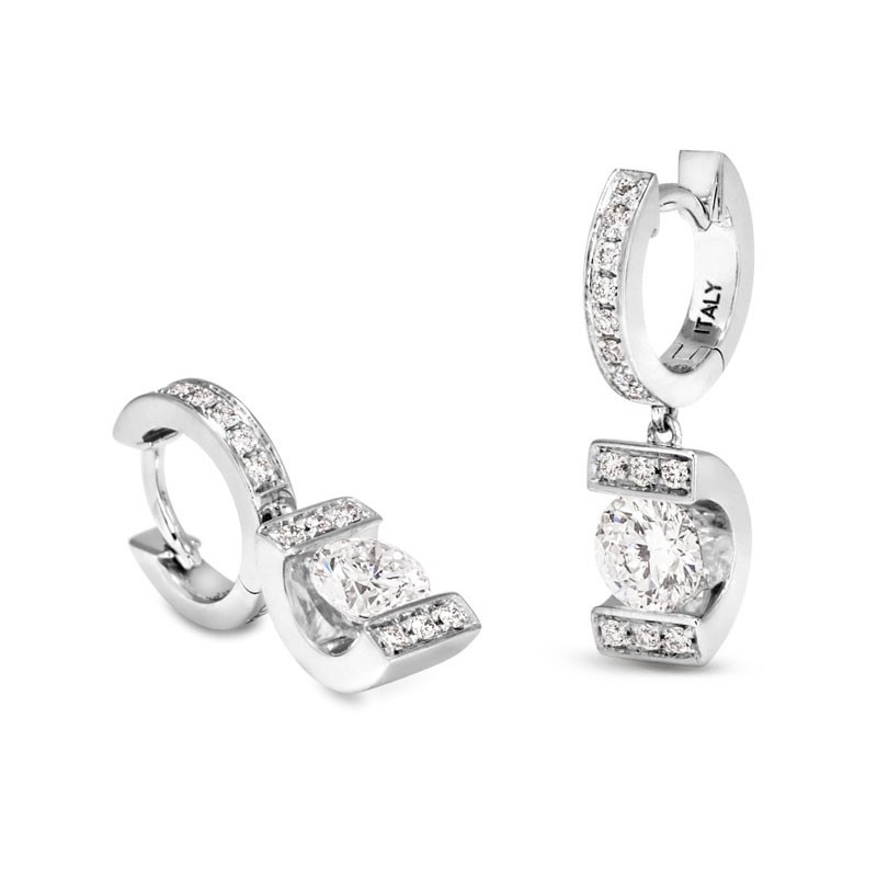  Roberto Coin Cento collection earrings with diamonds