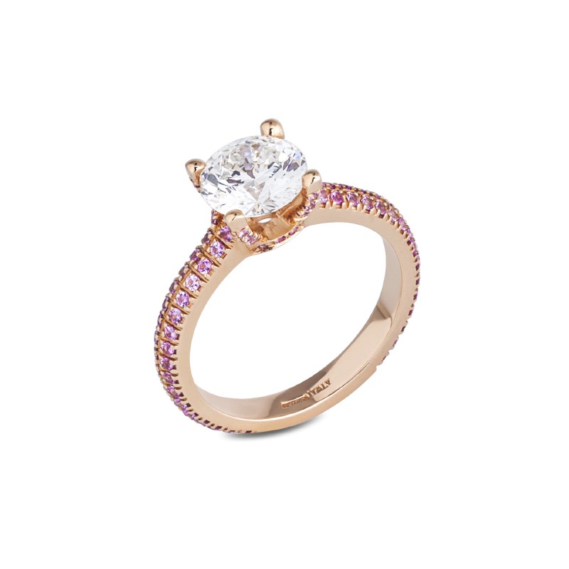  Roberto Coin Cento collection ring with diamonds