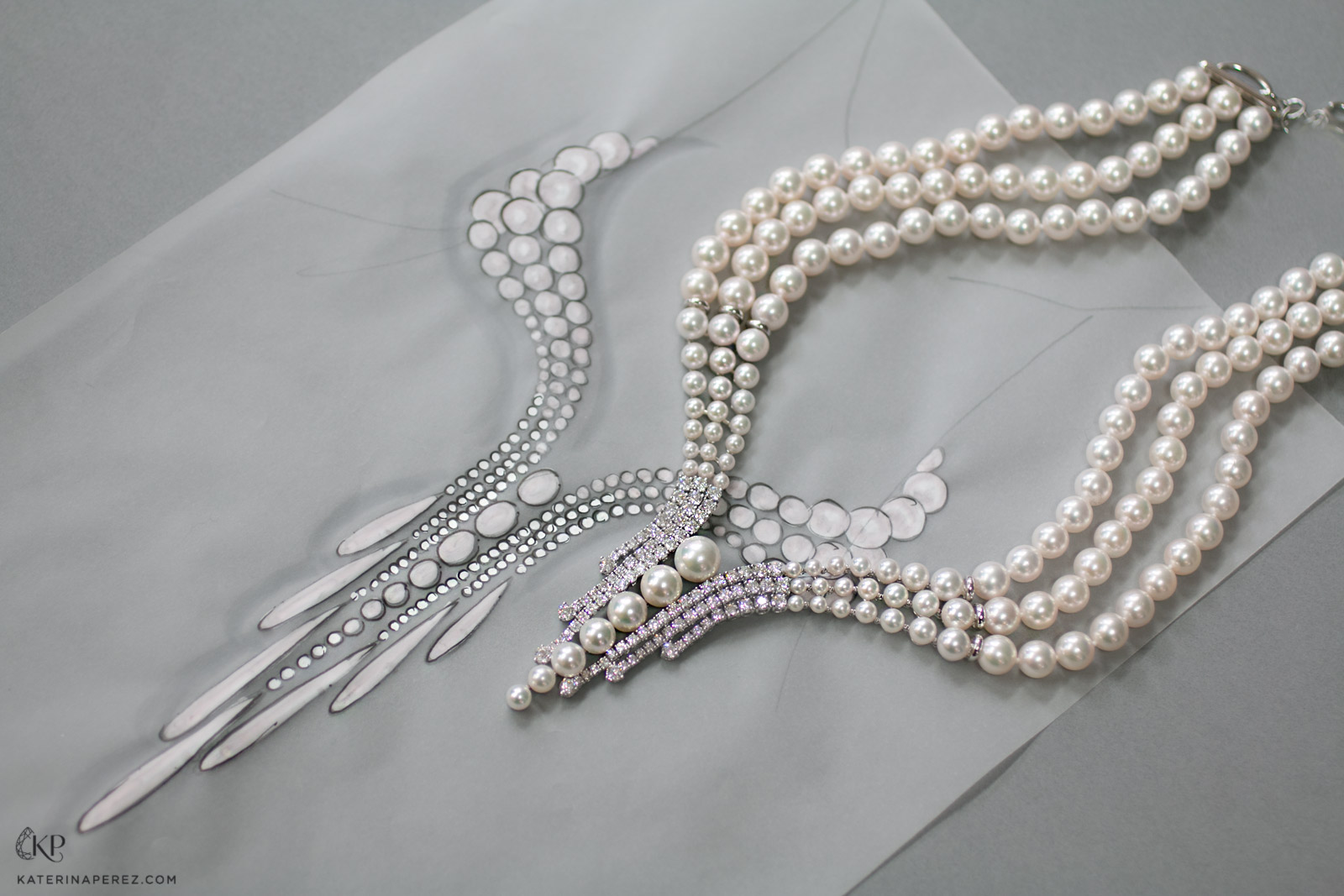  YOKO London jewelry drawings