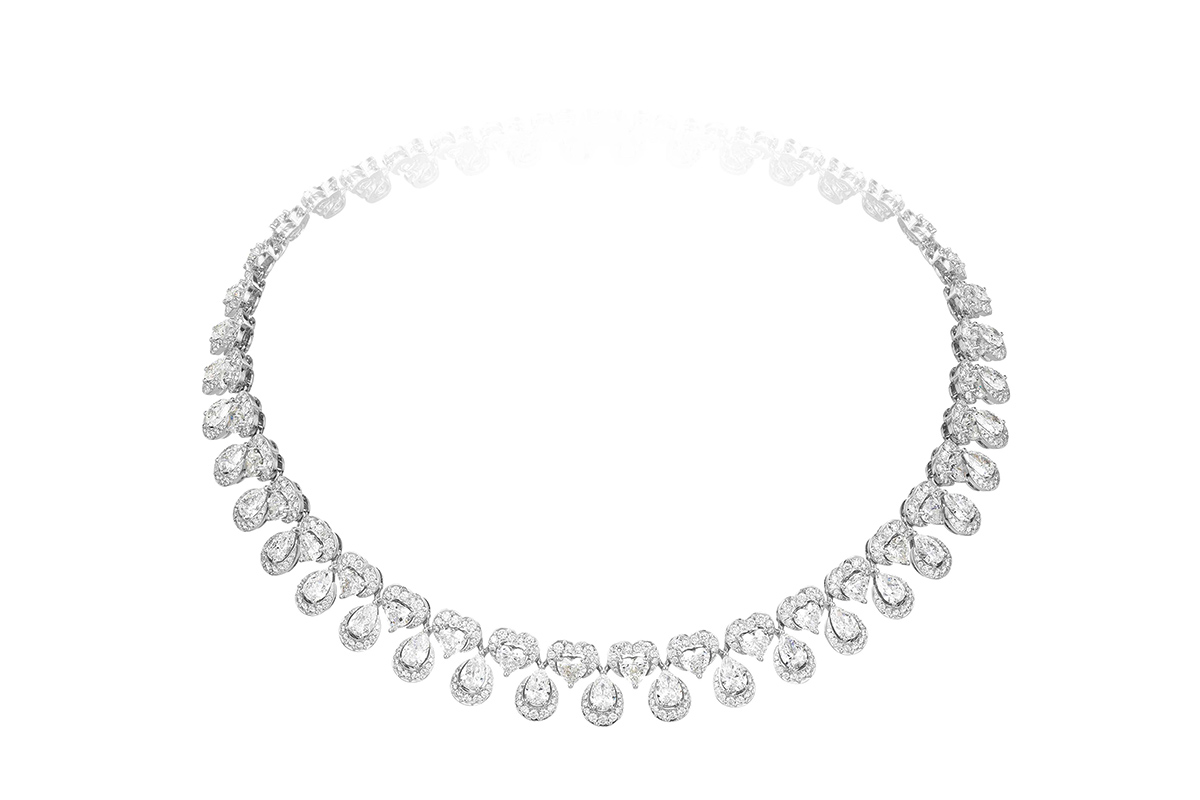   Chopard 'Green Carpet' collection necklace in diamonds and white gold