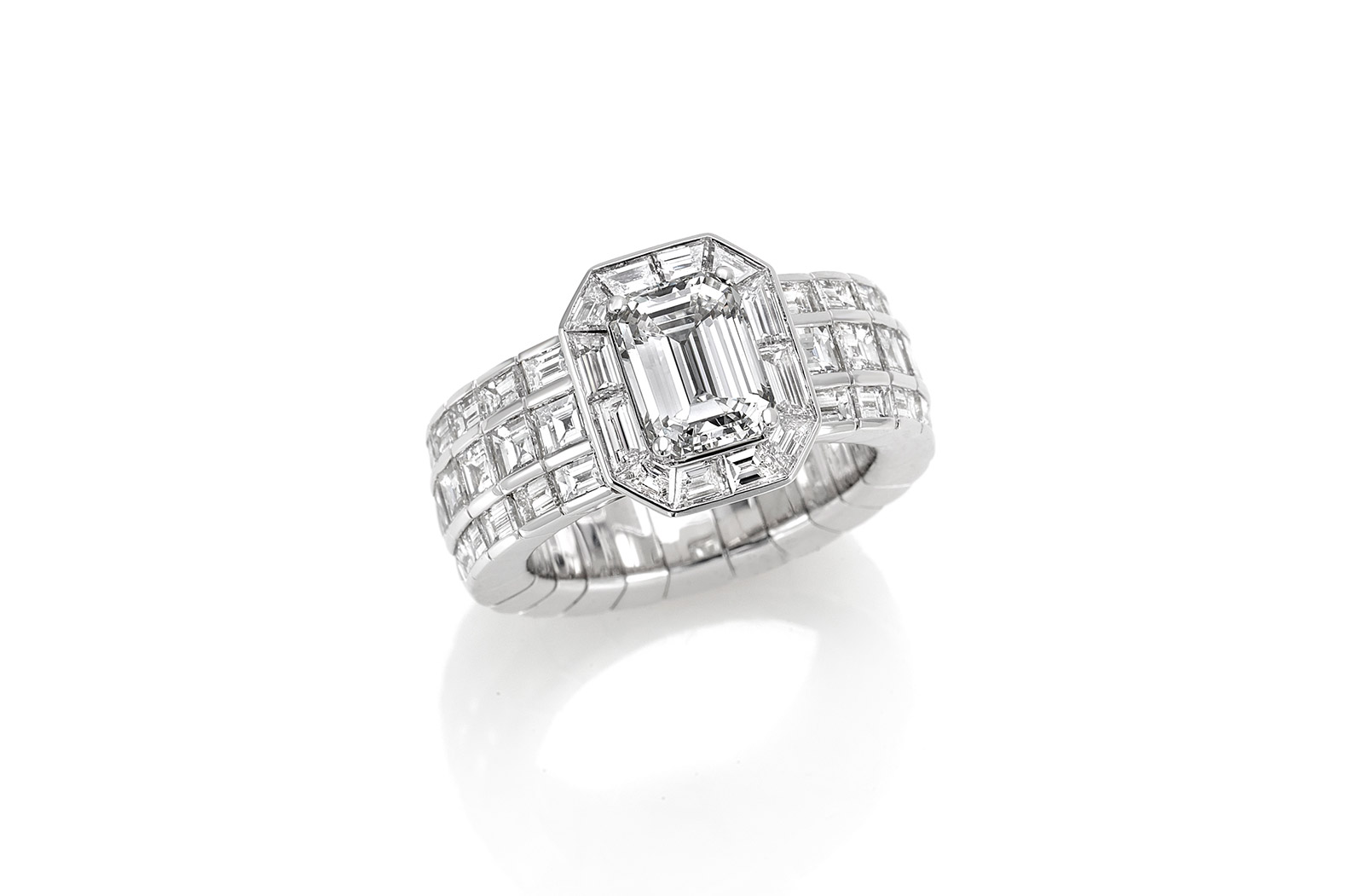  Picchiotti XpandableTM ring in colourless diamonds