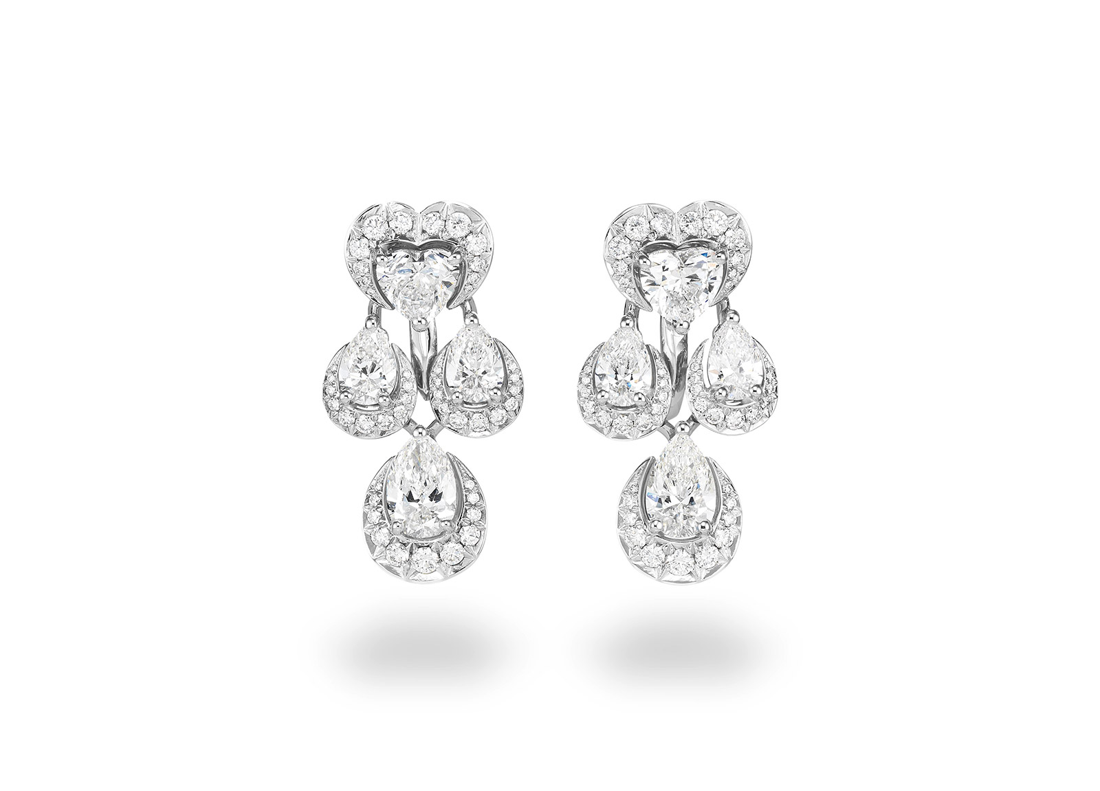  Chopard Green Carpet collection diamond earrings