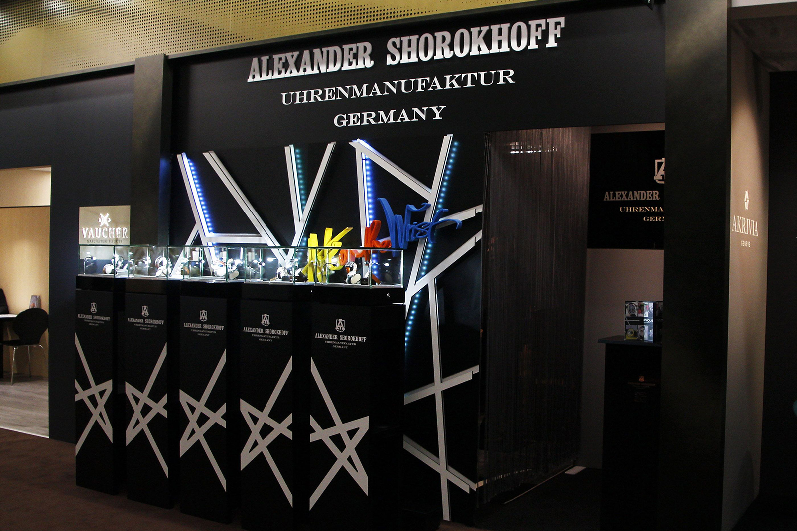  Alexander Shorokhoff stall in the Les Ateliers hall of Baselworld
