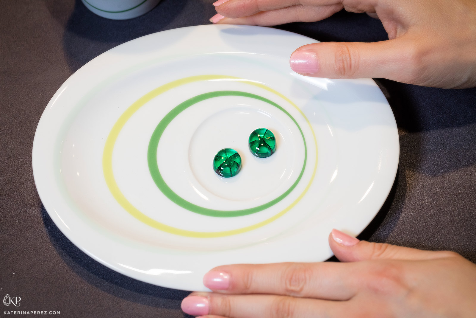  Paul Wild trapiche emeralds. Photo by Simon Martner for katerinaperez.com