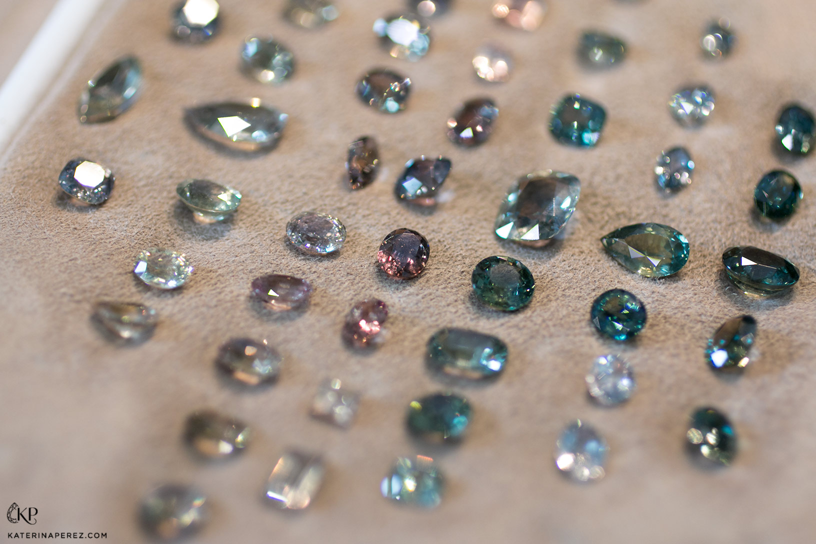  Umba sapphires from Piat of various colours mined in Tanzania