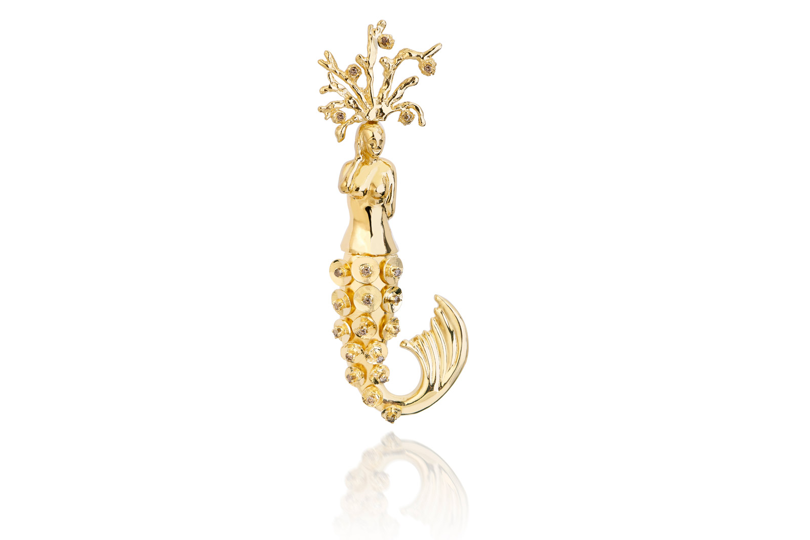  Ruth Grieco 'Siren' in yellow gold and diamonds
