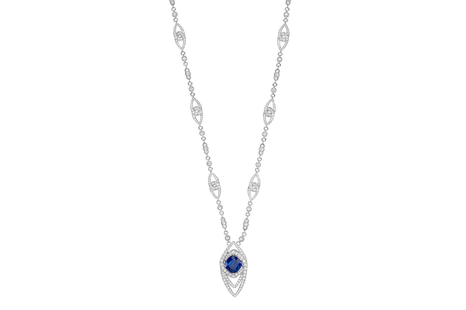  Picchiotti 'Essentially Colour' necklace in tanzanite and diamonds