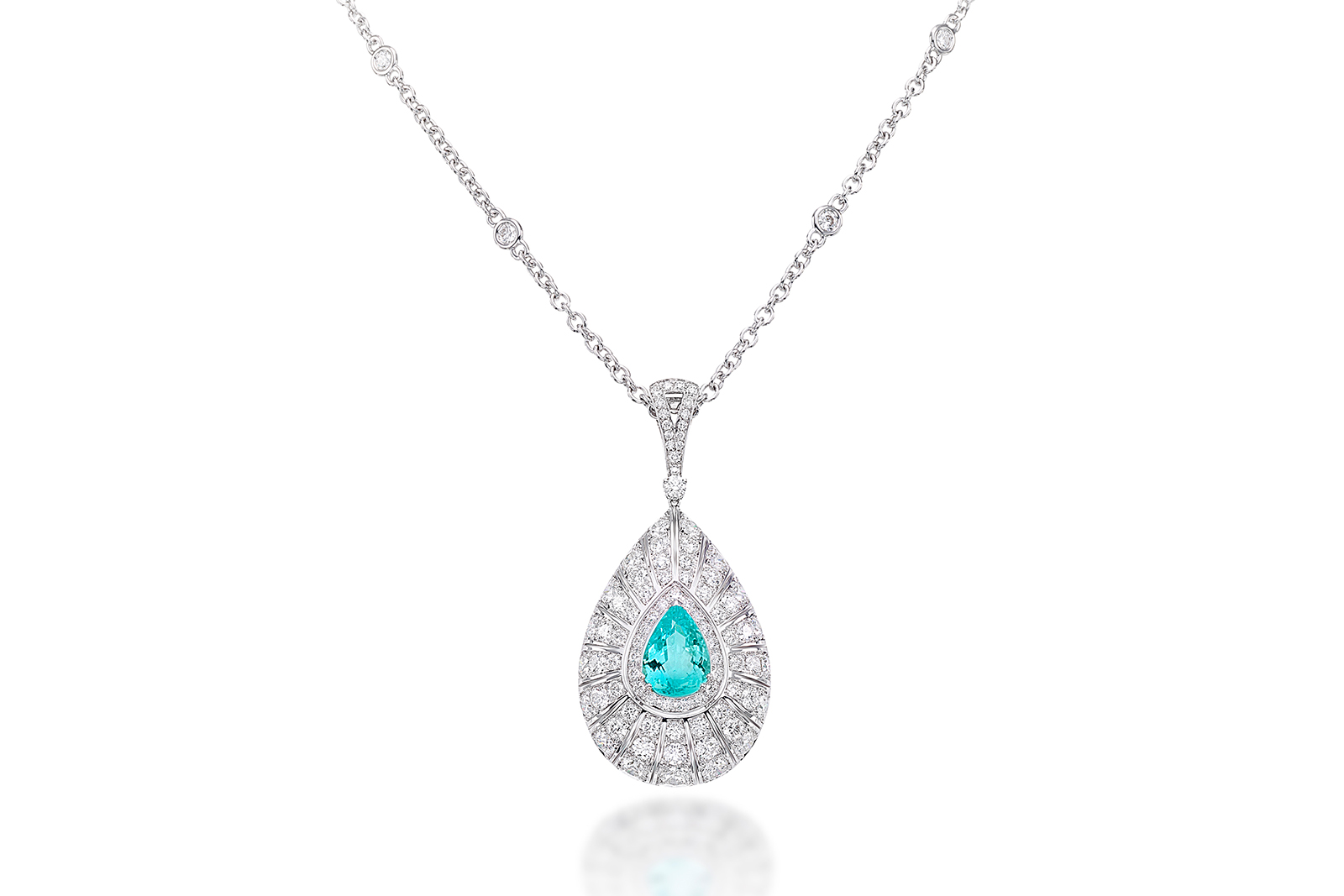  Picchiotti 'Essentially Colour' necklace in Paraiba tourmaline and diamonds