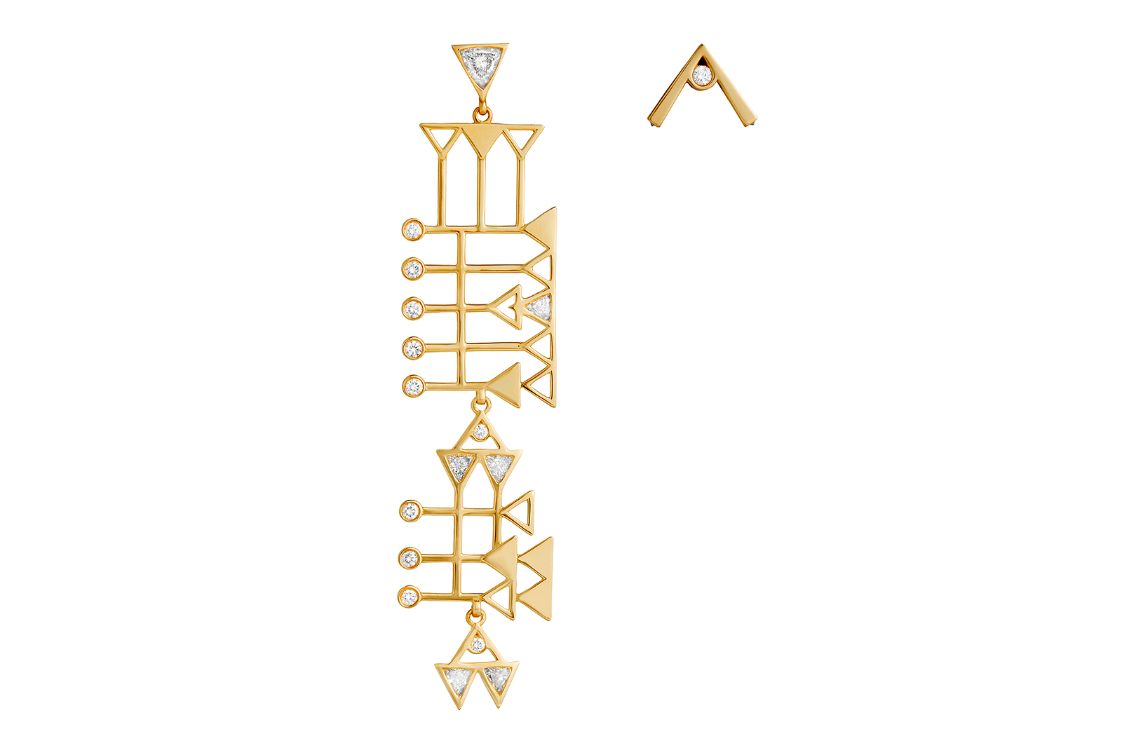 Julien Riad Sahyoun 'Babylon' collection earring