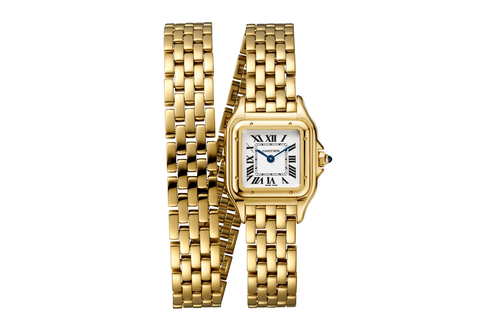  Cartier 'Panthère de Cartier' double tour watch in yellow gold